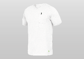 T-Shirt V-Neck Uwe Men Weiß
