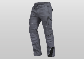 Bundhose Men Grau