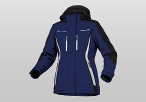 Damen Winter-Softshelljacke Kornblau