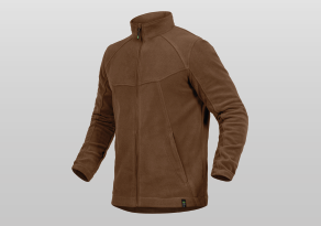 Fleecejacke Haselnuss
