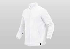 Fleecejacke Weiß