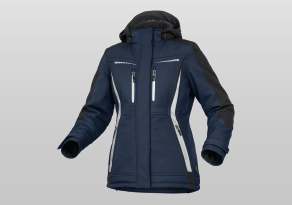 Damen Winter-Softshelljacke Marine