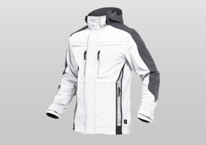 Softshelljacke Men Weiß