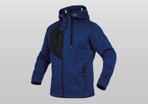 Strickjacke Unisex Kornblau