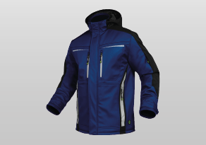 Winter-Softshelljacke Men Kornblau