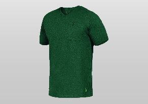 T-Shirt V-Neck Uwe Men Grün