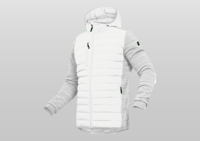Hybridjacke Men Weiß
