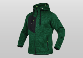 Strickjacke Unisex Grün