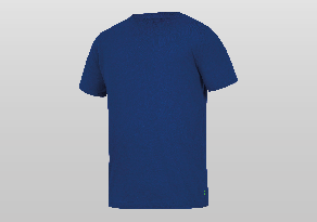 T-Shirt Rundhals Tom Men Kornblau