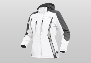 Damen Softshelljacke weiß