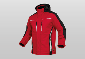Winter-Softshelljacke Men Rot