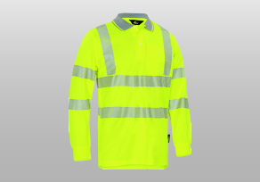 Langarm-Poloshirt