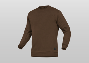 Rundhals-Sweater Alex Unisex Haselnuss