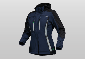 Damen Softshelljacke Marine